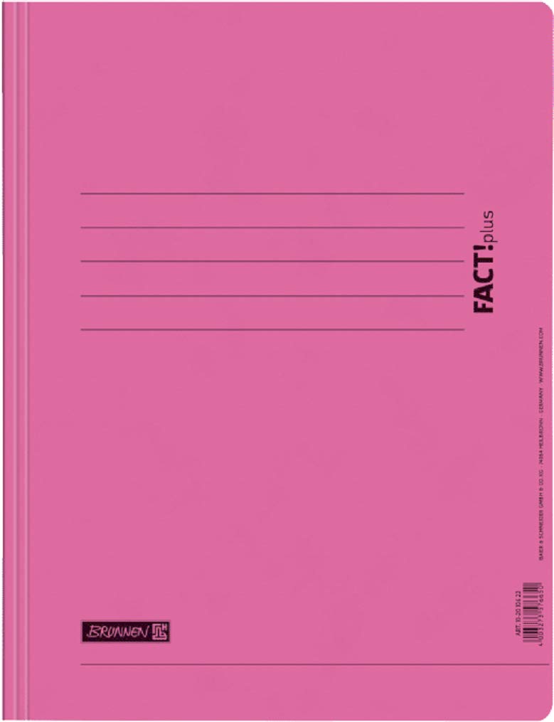 brunnen-schnellhefter-fact-plus-a4-rosa-schnellhefter-pressspankarton image 3