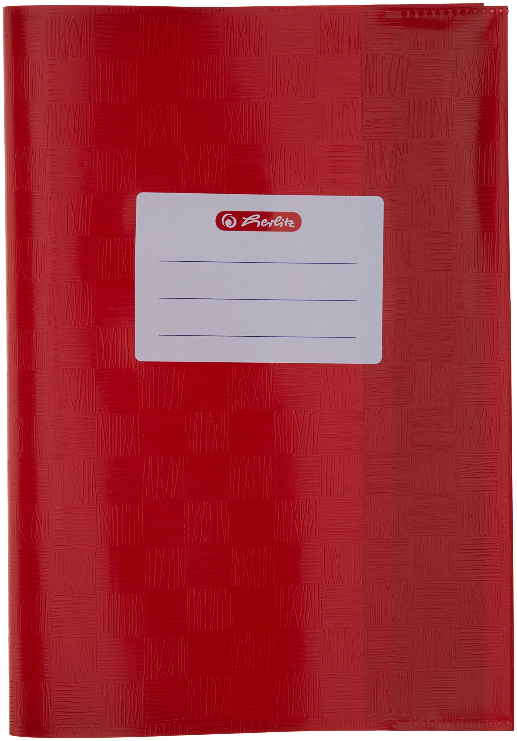 herlitz-5205034-hefth-lle-a5-baststruktur-rot-polypropylen-25-st-ck image 1