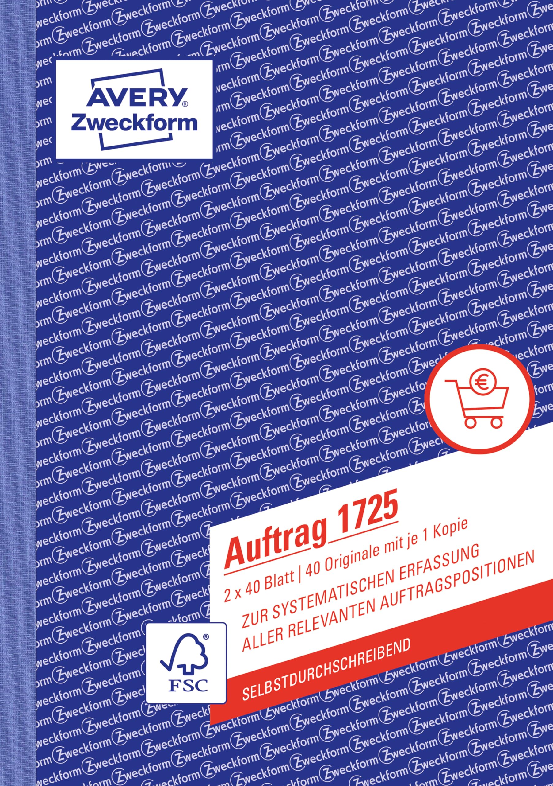 avery-zweckform-1725-auftragsformular-a5-2x40-blatt-selbstdurchschreibend-wei-ge image 1