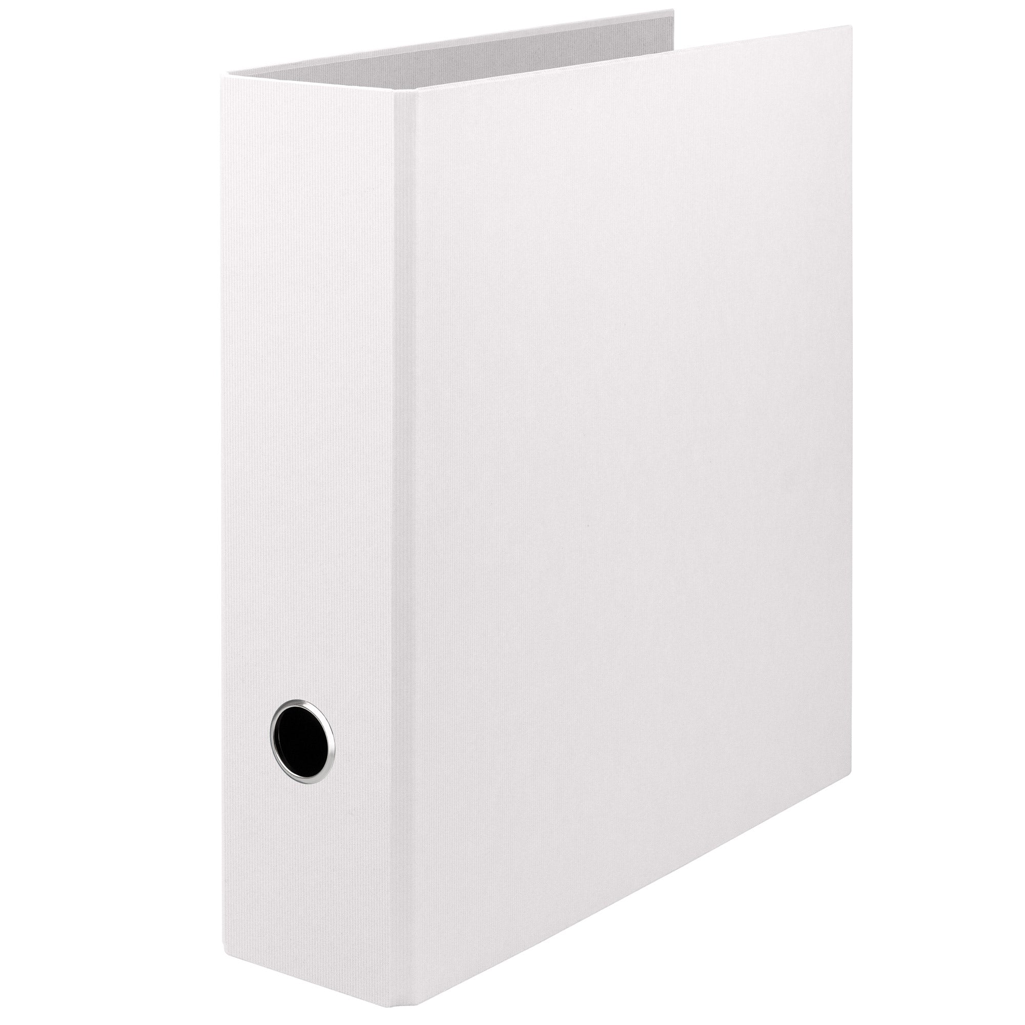 r-ssler-s-o-h-o-ordner-breit-a4-8-5cm-wei-mit-rippenpr-gung image 1