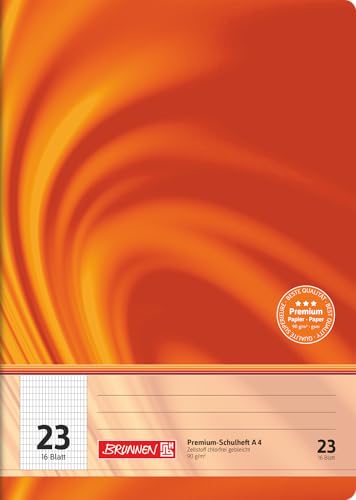 brunnen-premium-schulheft-104472302-din-a4-16-blatt-kariert-lineatur-23 image 4