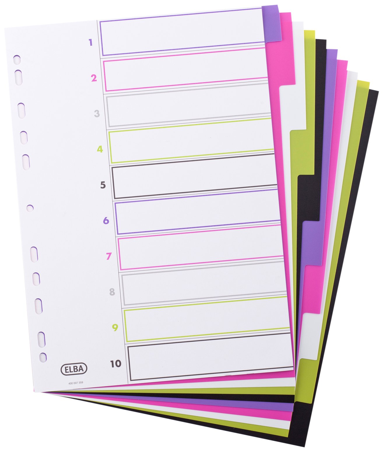 oxford-mycolour-kunststoff-register-a4-blanko-10-teilig-20-st-ck image 1