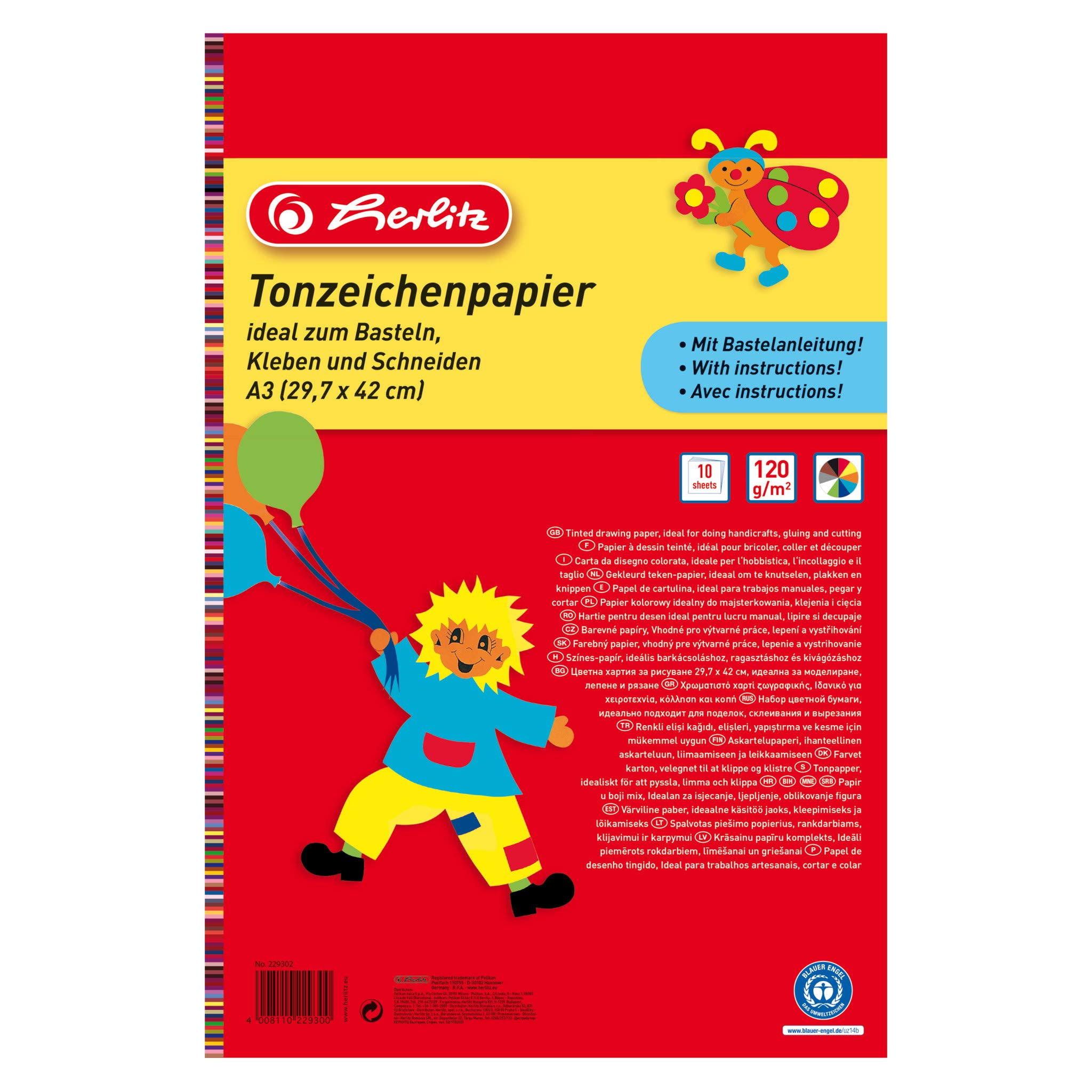 herlitz-229401-tonzeichenpapierblock-23-x-33-cm-120-g-m-10-farben-5-bl-cke image 1