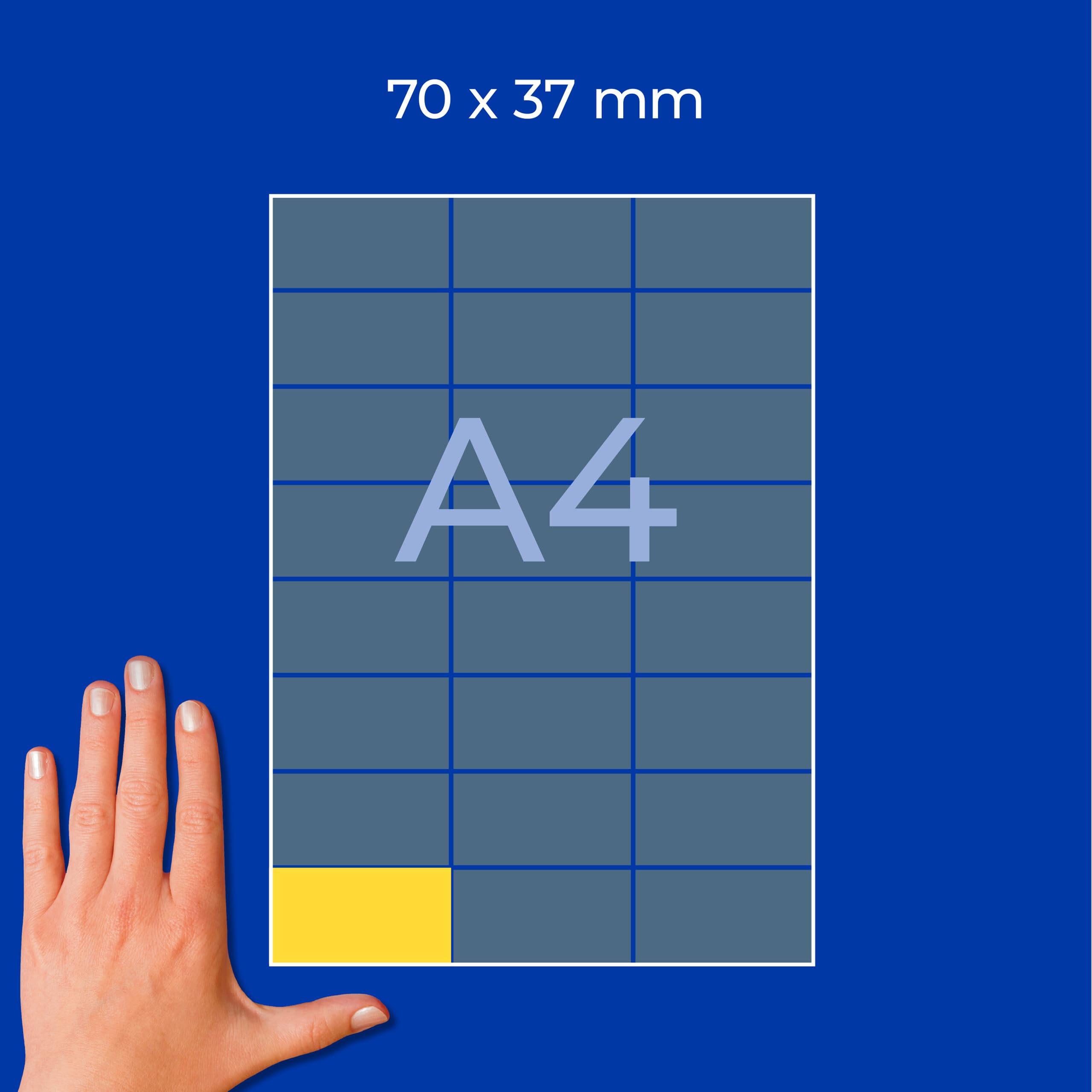 avery-zweckform-3451-gelbe-etiketten-70x37mm-a4-permanent-2-400-aufkleber image 4