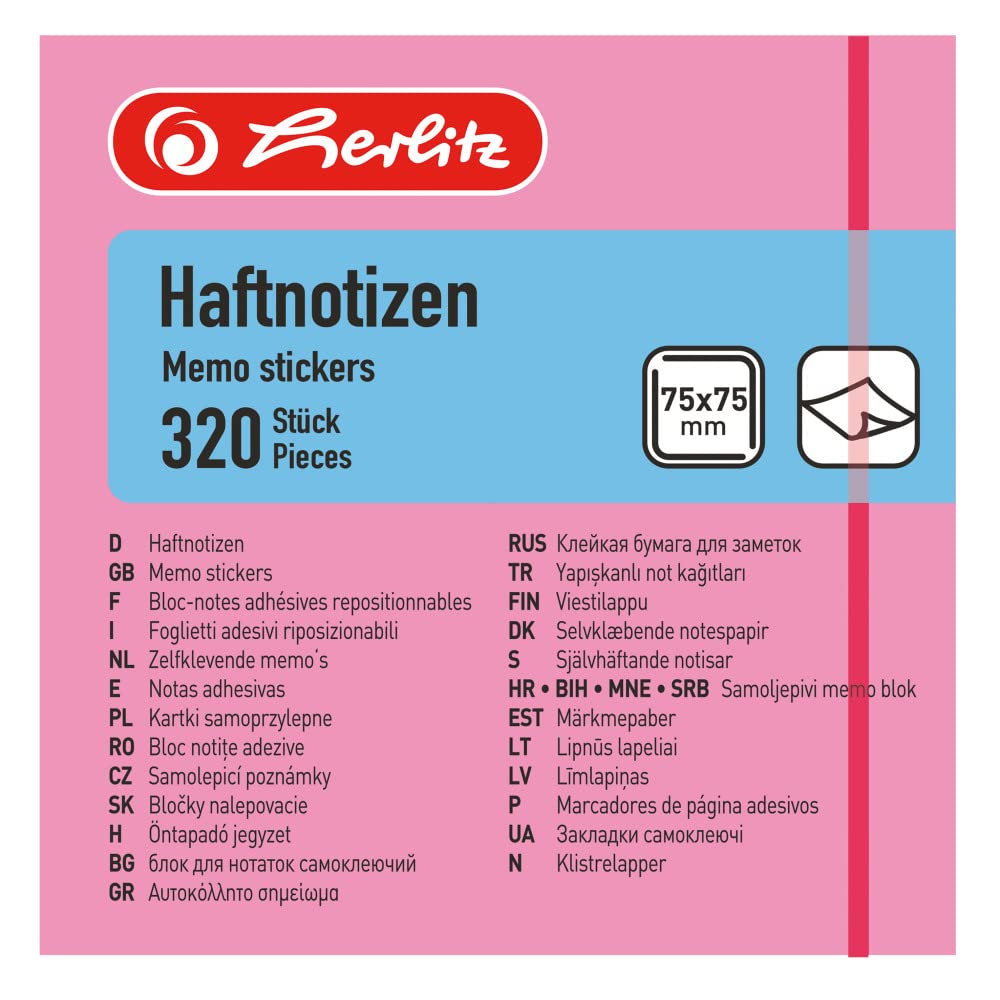 herlitz-790774-haftnotizblock-75-x-75-mm-320-blatt-neon image 1