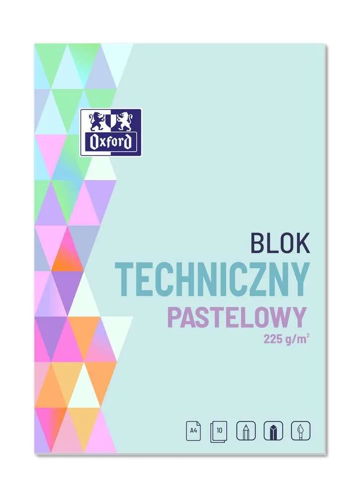 oxford-technikblock-a4-pastell-10-blatt-225g-m image 1