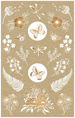 avery-zweckform-z-design-kraftpapier-sticker-blumen-42-st-ck-57124 image 5