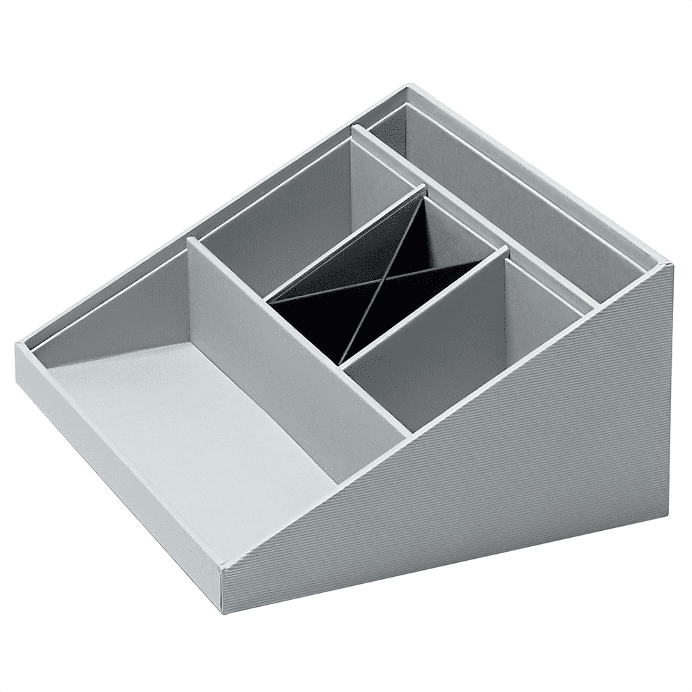 r-ssler-s-o-h-o-schreibtisch-organizer-mit-5-f-chern-stone image 5