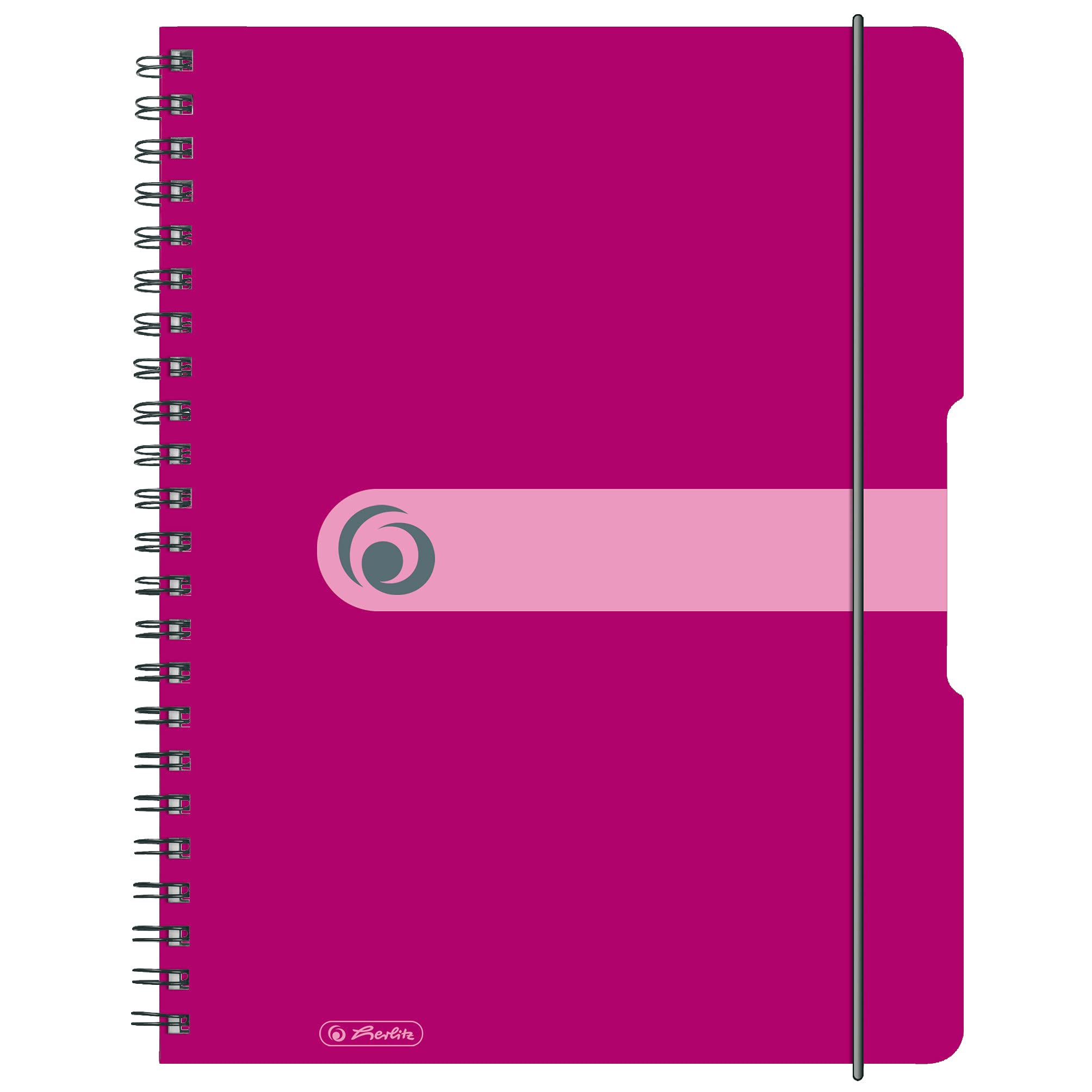herlitz-collegeblock-easy-orga-to-go-a4-kariert-beere-160-seiten-2-st-ck image 1