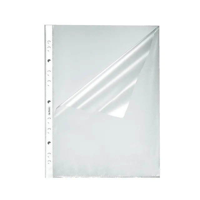 herlitz-prospekth-lle-a4-genarbt-100er-pack-oben-und-seitlich-offen image 1
