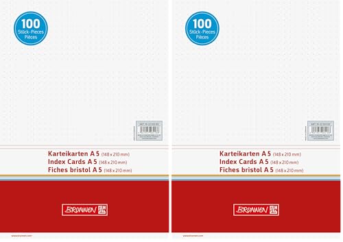 brunnen-karteikarten-a5-dotted-wei-100-st-ck image 6