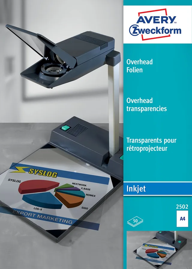 avery-zweckform-2502-overhead-folien-a4-inkjet-0-11-mm-50-blatt image 1