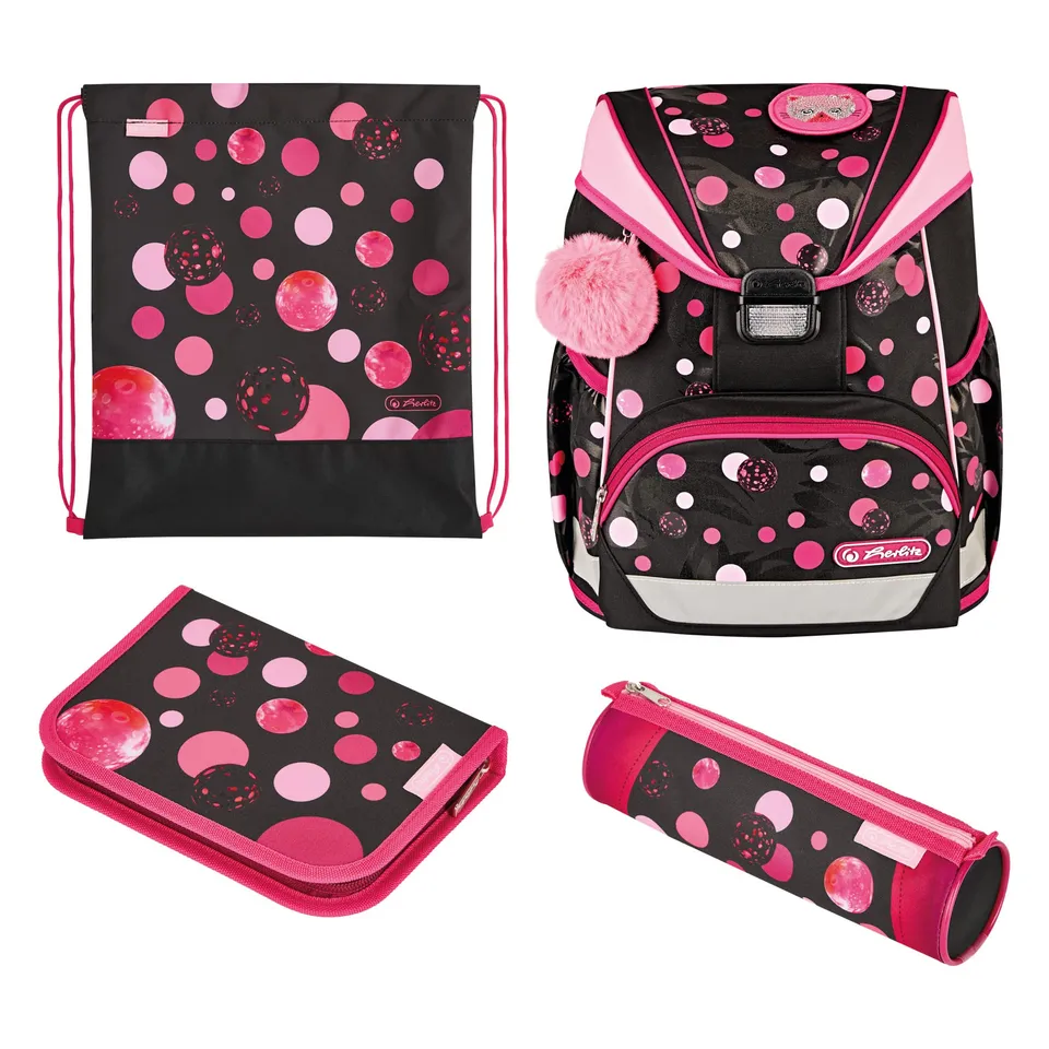 herlitz-schulranzen-ultralight-plus-cats-dots-15-l-komplett-set-mit-etui-faulenz image 1