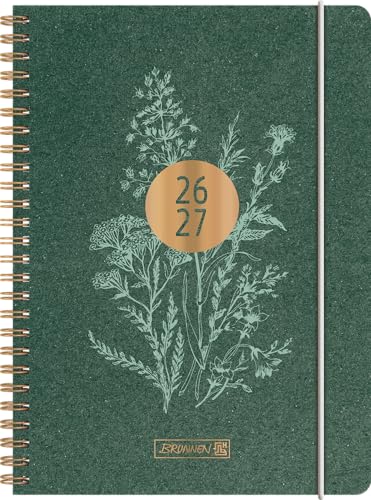 brunnen-sch-lerkalender-2026-2027-botanical-a5-karton-2-seiten-1-woche image 8