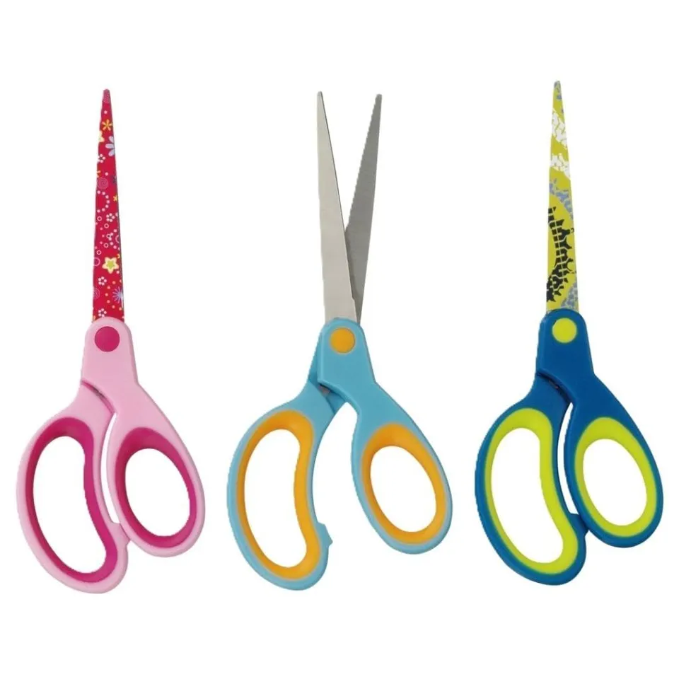 herlitz-bastelschere-f-r-linksh-nder-spitz-farbig-sortiert image 1