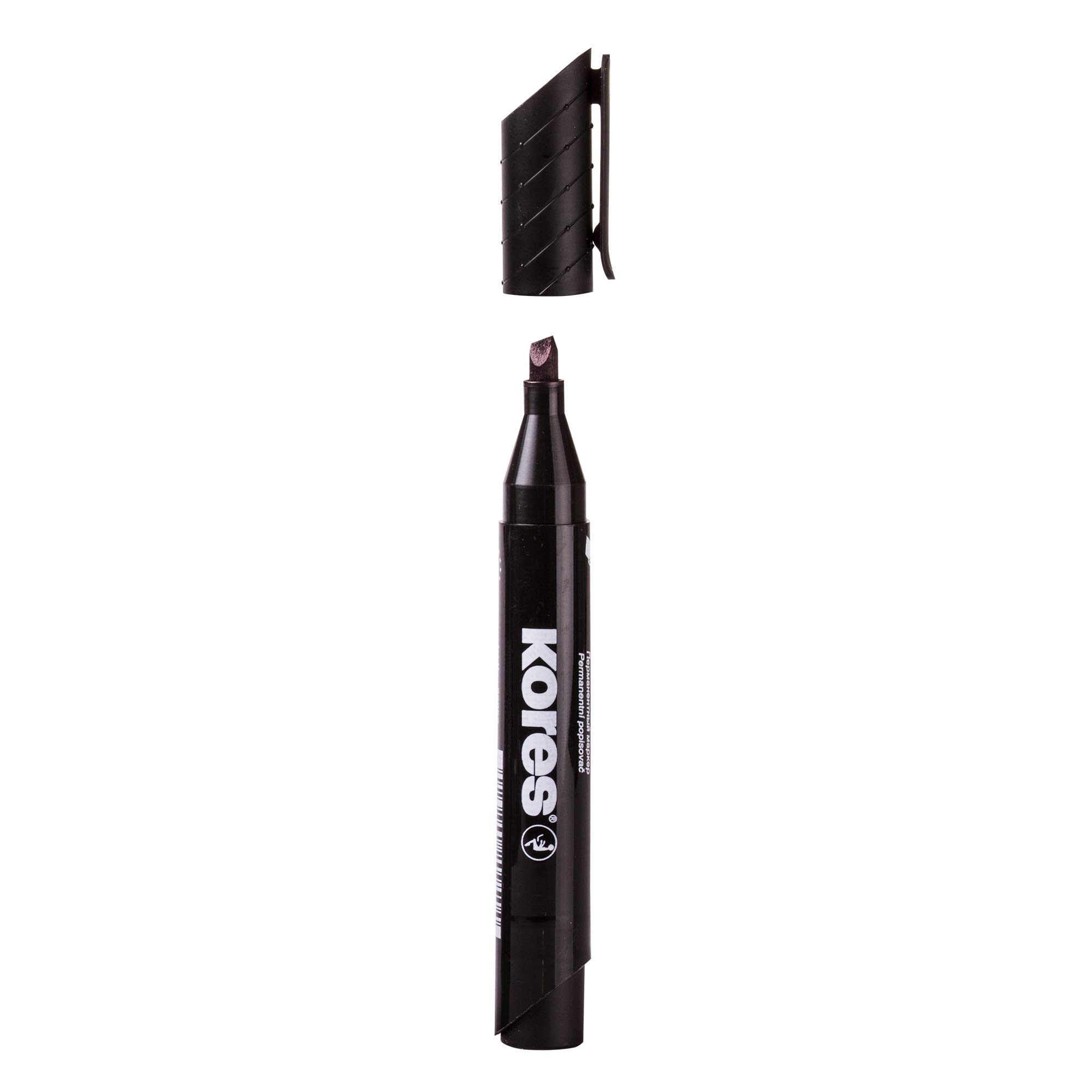 kores-k-marker-xp2-permanent-marker-schwarz-keilspitze-12-st-ck image 3
