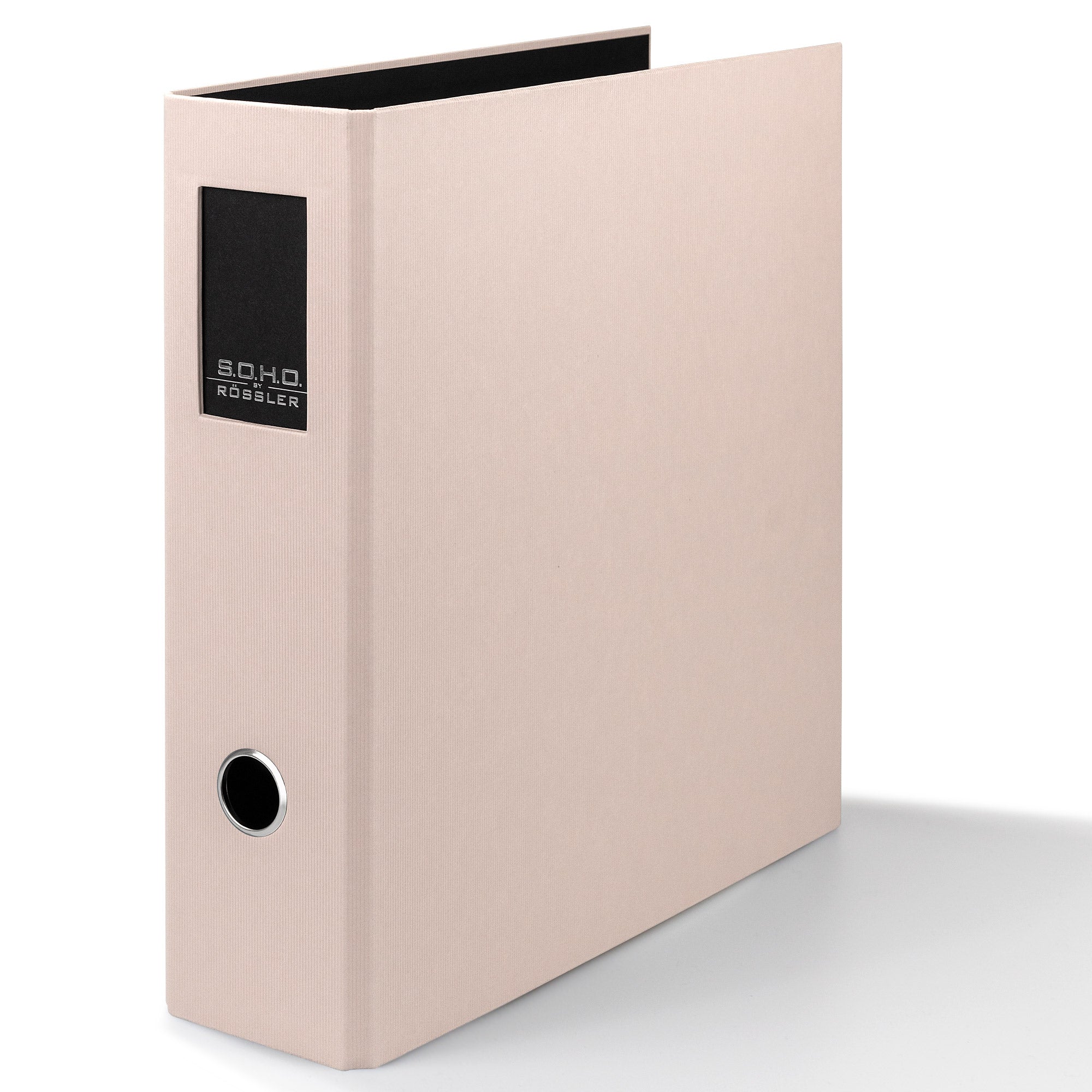 r-ssler-s-o-h-o-ordner-breit-a4-8-5-cm-mit-r-ckenschild-powder-rosa image 7