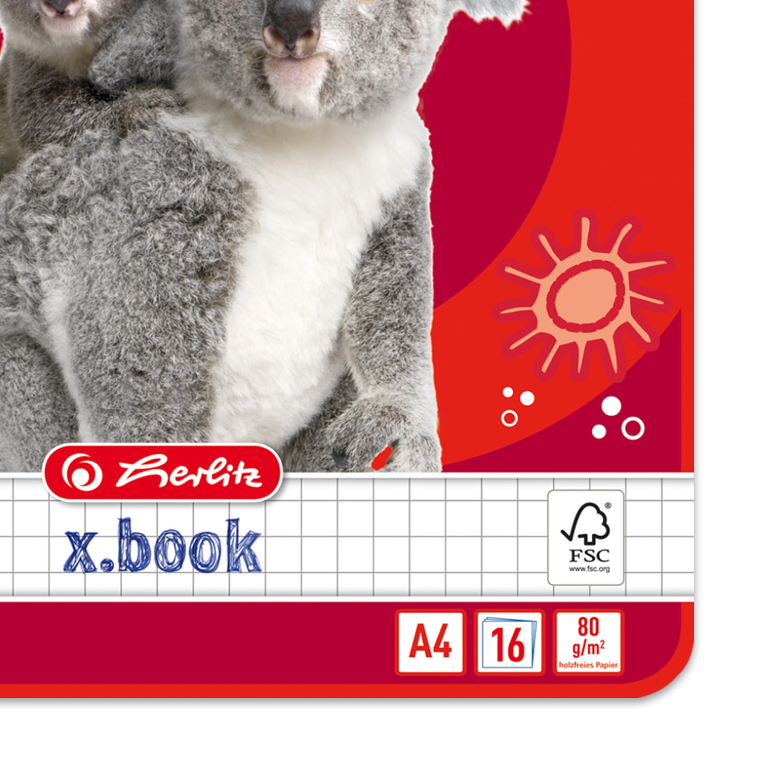 herlitz-schulheft-x-book-a4-lineatur-7-kariert-16-blatt-10-st-ck image 5