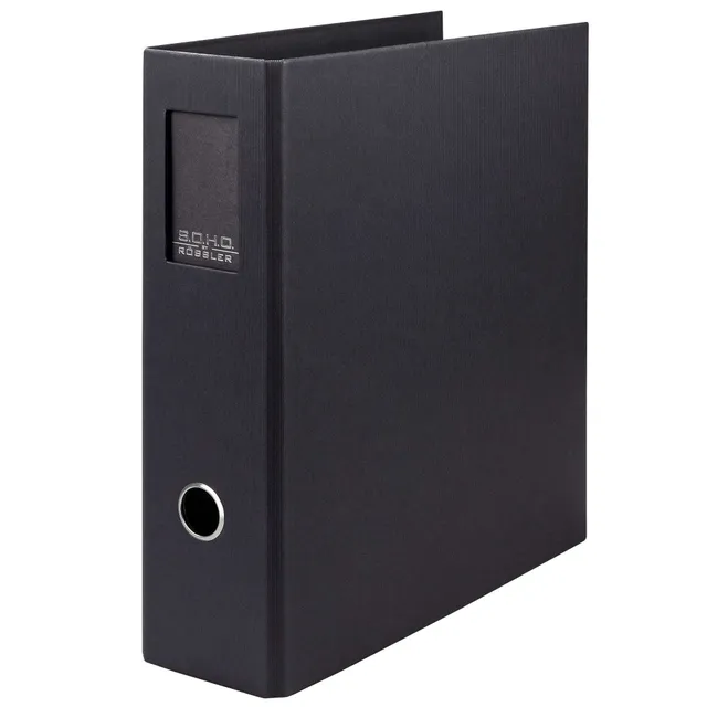 r-ssler-s-o-h-o-ordner-breit-a4-8-5-cm-mit-r-ckenschild-schwarz image 1