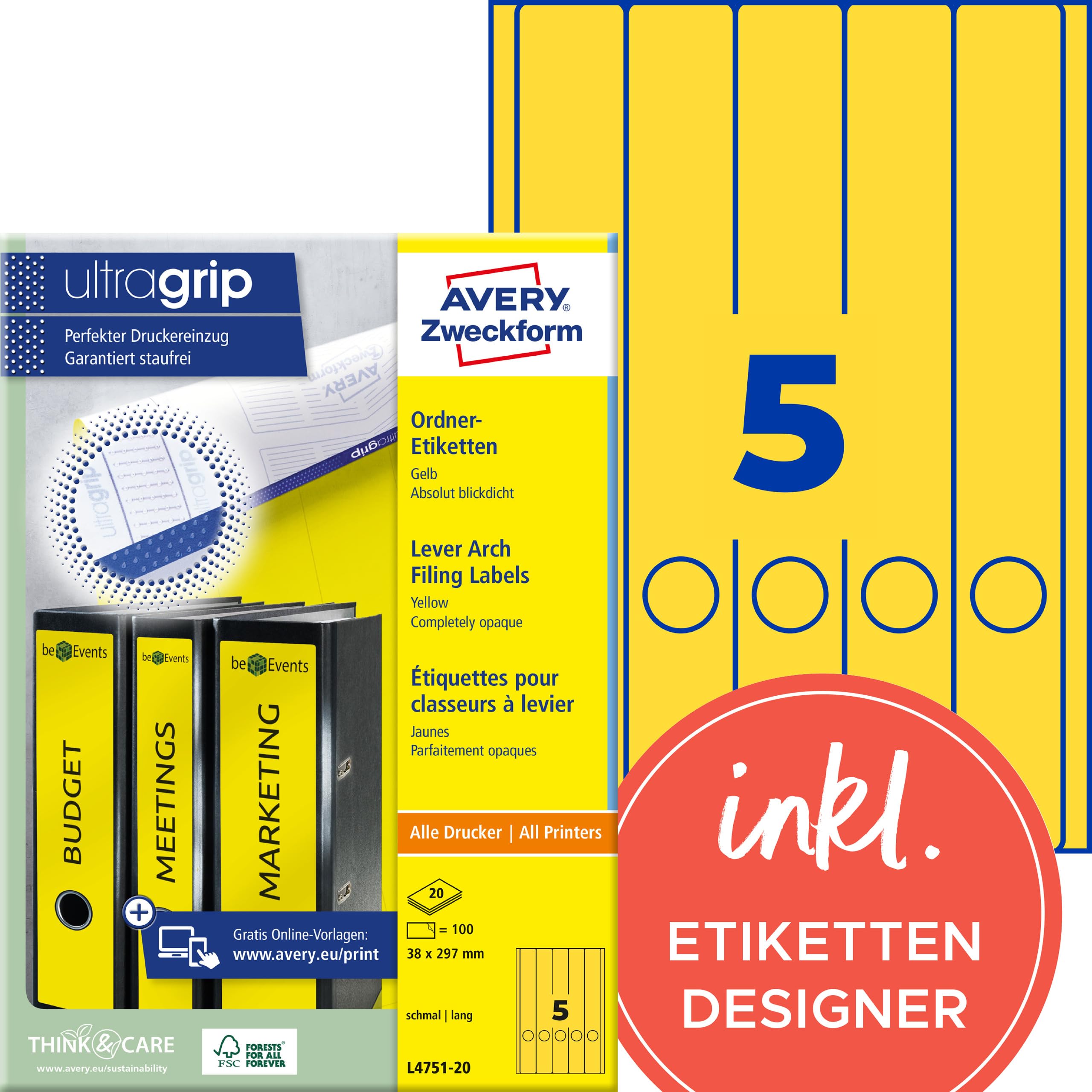 avery-zweckform-l4751-20-ordnerr-cken-etiketten-38x297-mm-gelb image 1