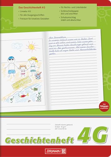 brunnen-104499104-geschichtenheft-klasse-4-a4-lineatur-4g-16-blatt image 4
