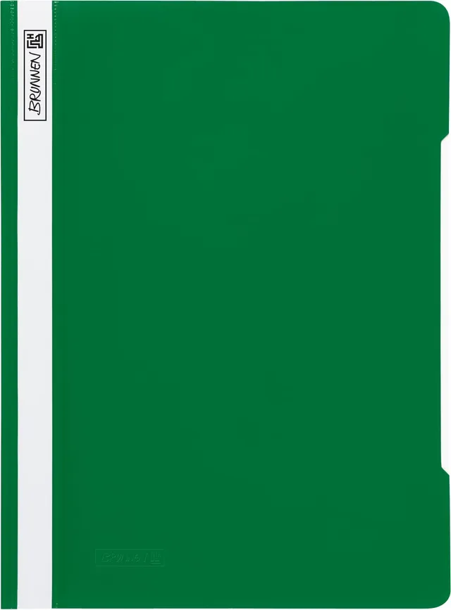 brunnen-schnellhefter-sichthefter-a4-pvc-folie-gr-n image 1