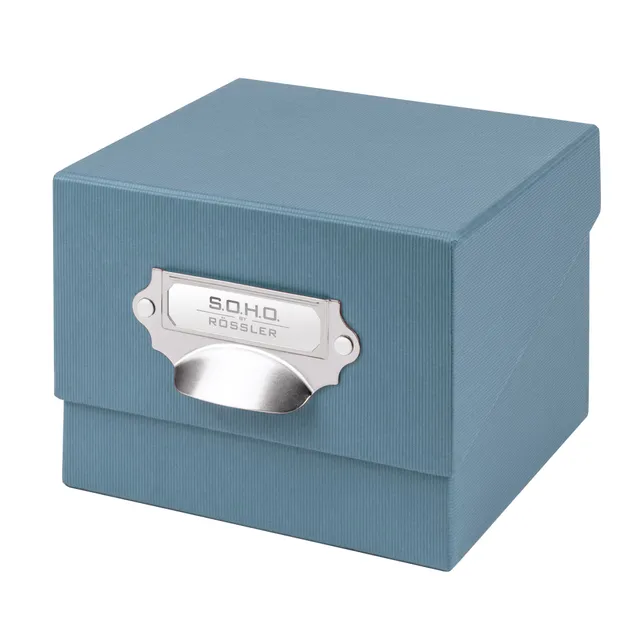 r-ssler-s-o-h-o-box-f-r-fotos-karteikarten-a6-16-7x12-5cm-denim-blau image 1