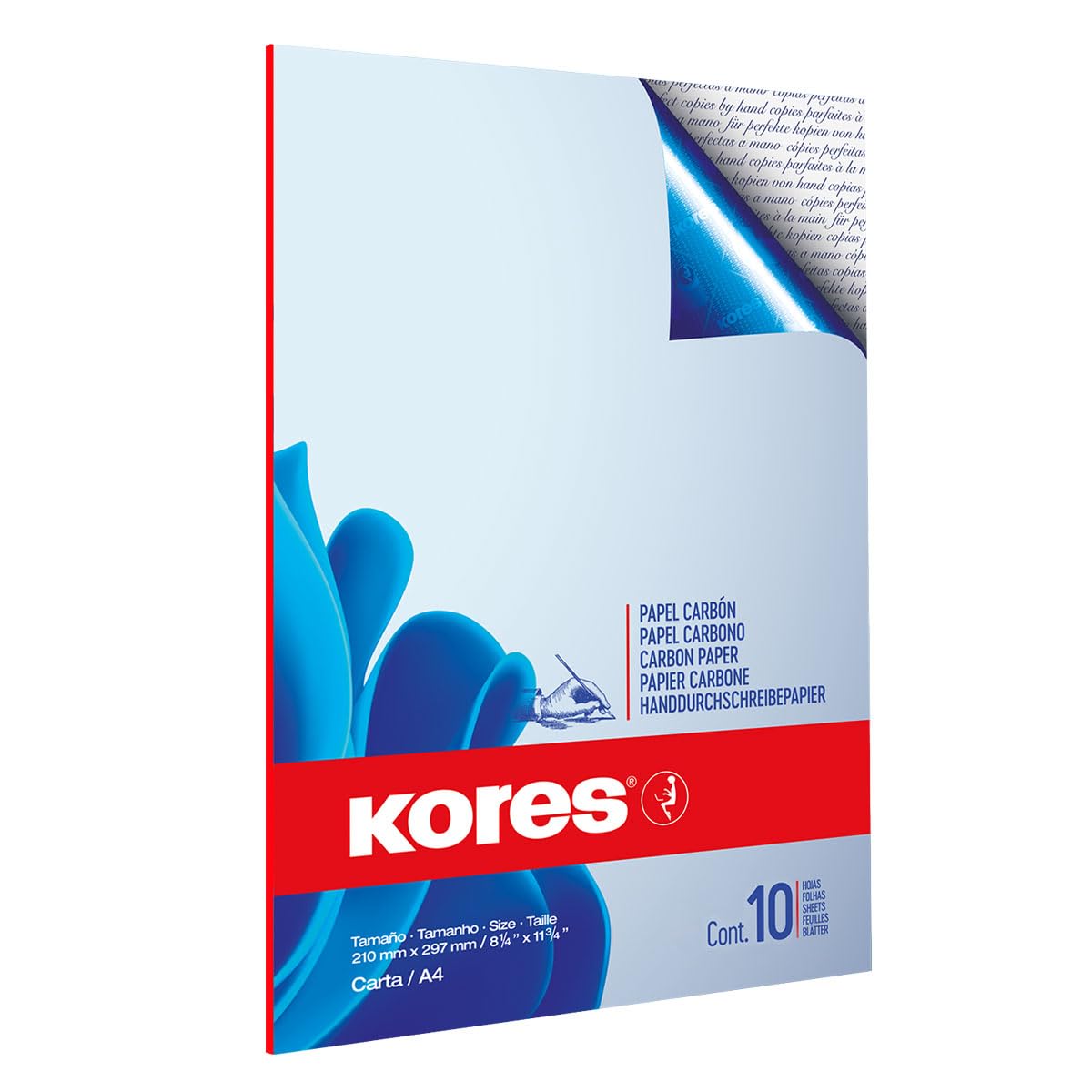 kores-kohlepapier-schwarz-a4-21-x-29-7-cm-20-blatt image 3