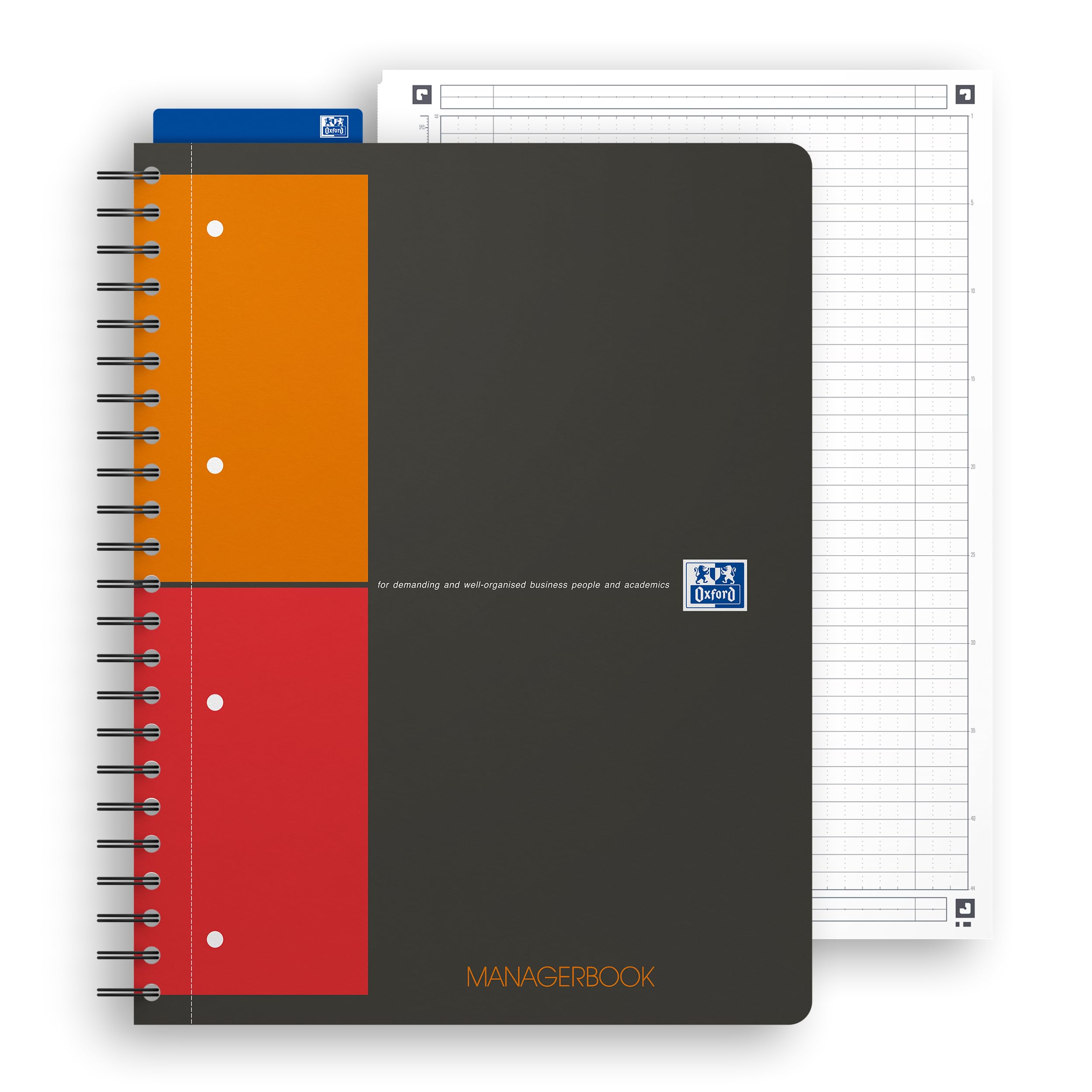 oxford-managerbook-international-a4-liniert-160-seiten-5er-pack-mit-registern image 2