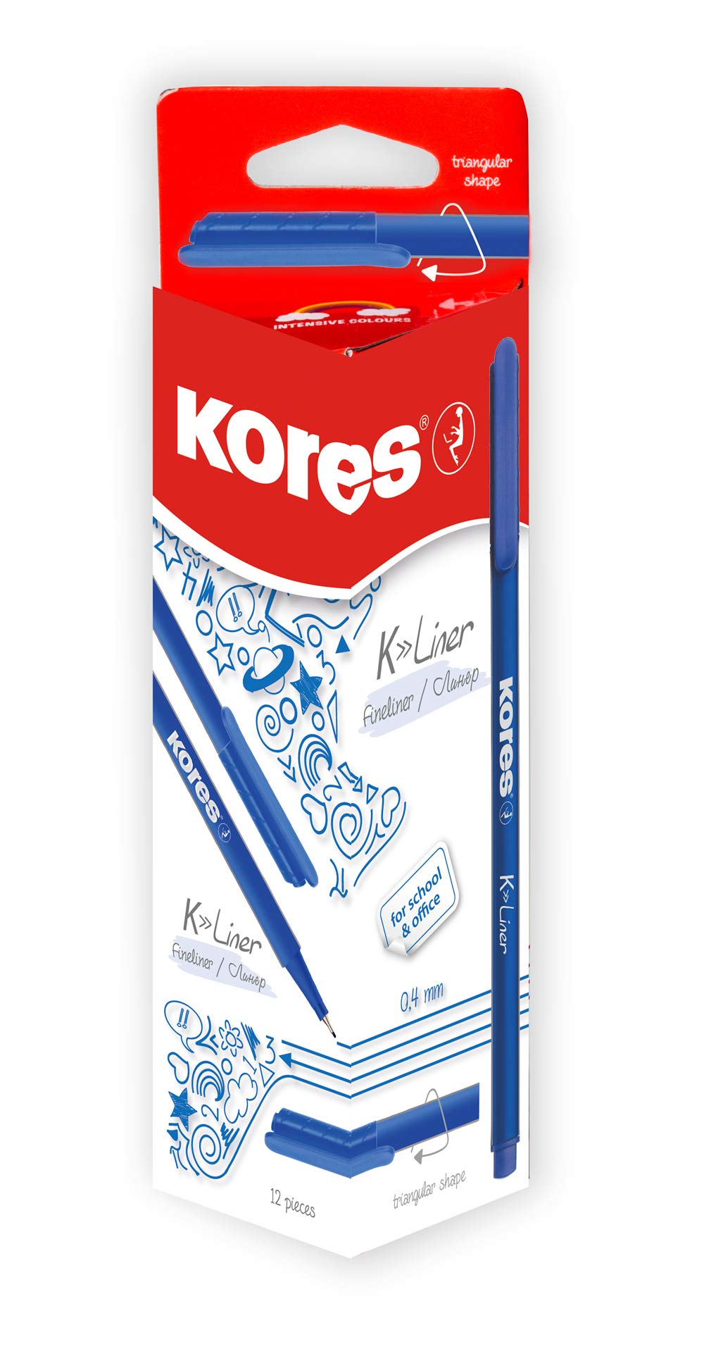 kores-k-liner-fineliner-0-4-mm-blau-12-st-ck image 3