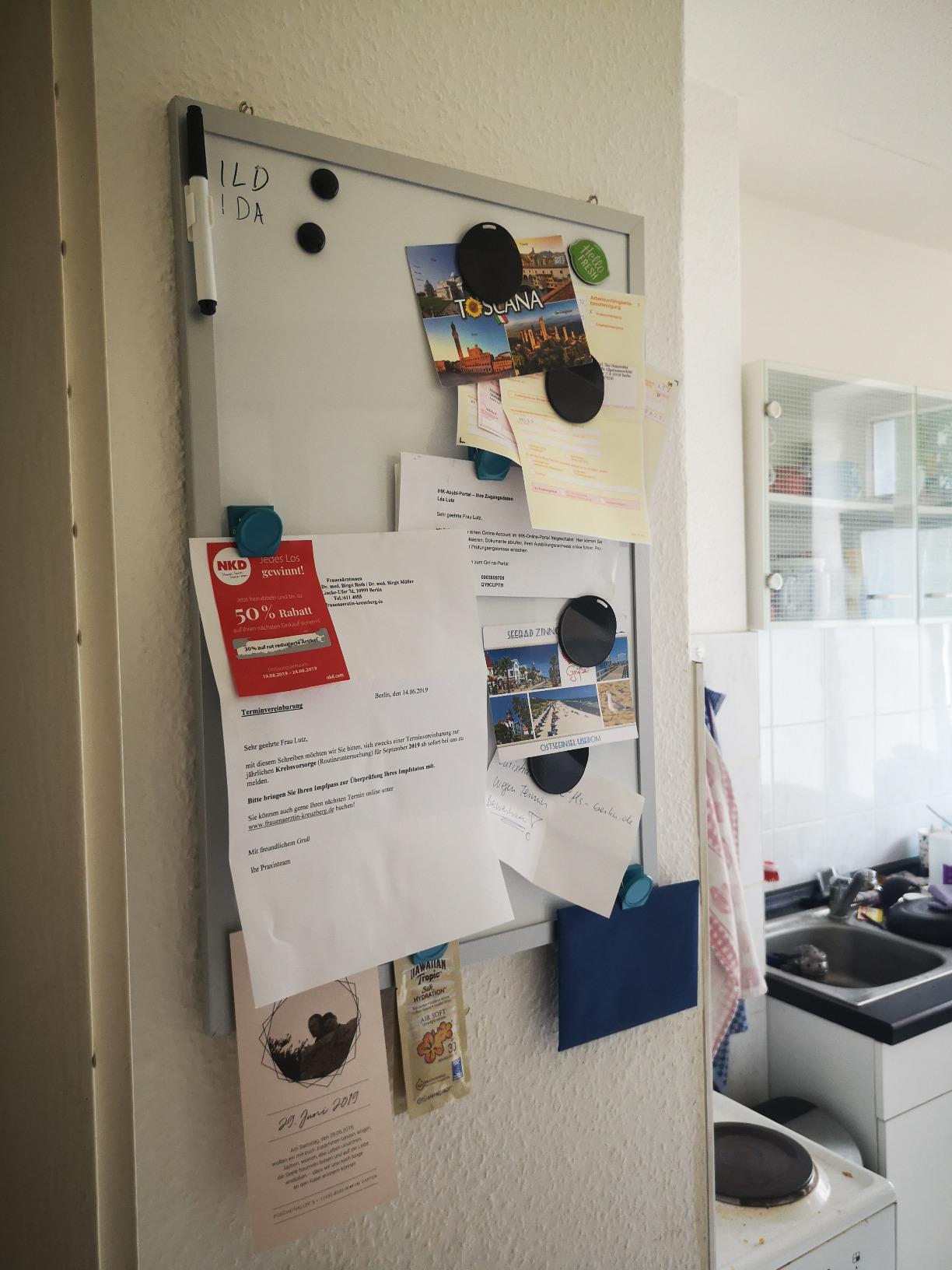 Solide Magnettafel
