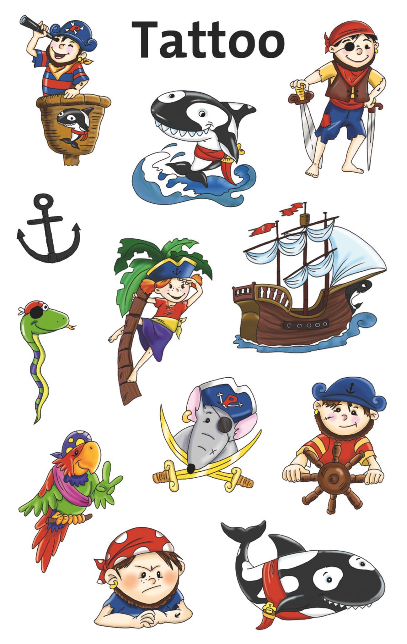 avery-zweckform-z-design-56683-piraten-tattoos-tempor-r-12-st-ck image 2