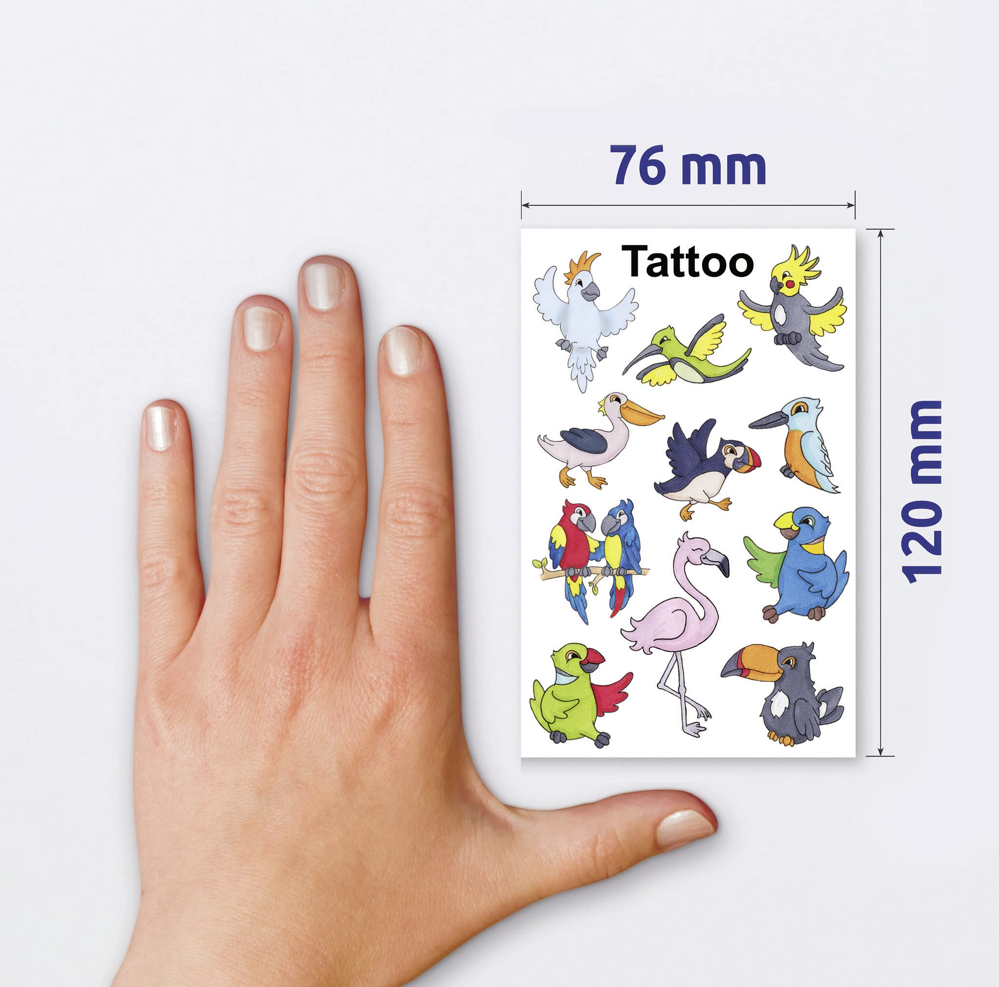 avery-zweckform-56762-tattoos-kinder-v-gel-tempor-r-11-st-ck-wasserfest image 2