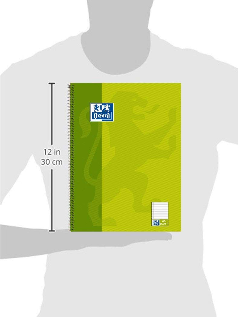 oxford-collegeblock-a4-liniert-mit-rand-links-80-blatt-hellgr-n-10er-pack image 5