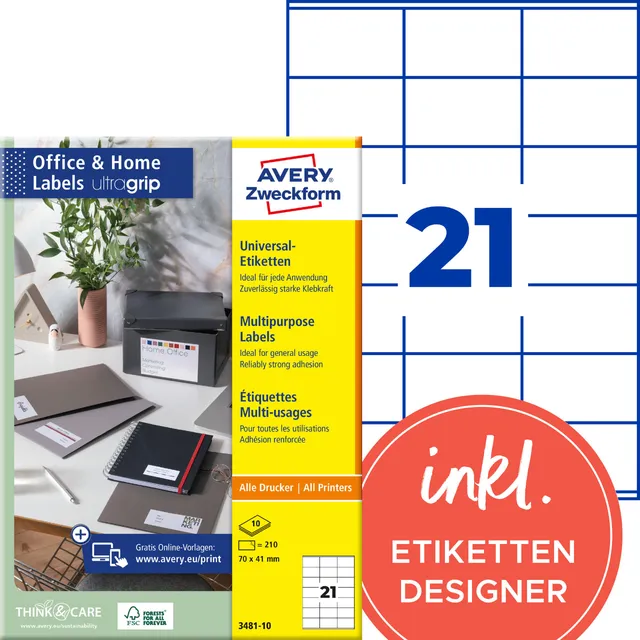 avery-zweckform-3481-10-adressaufkleber-70x41mm-210-etiketten-wei image 1