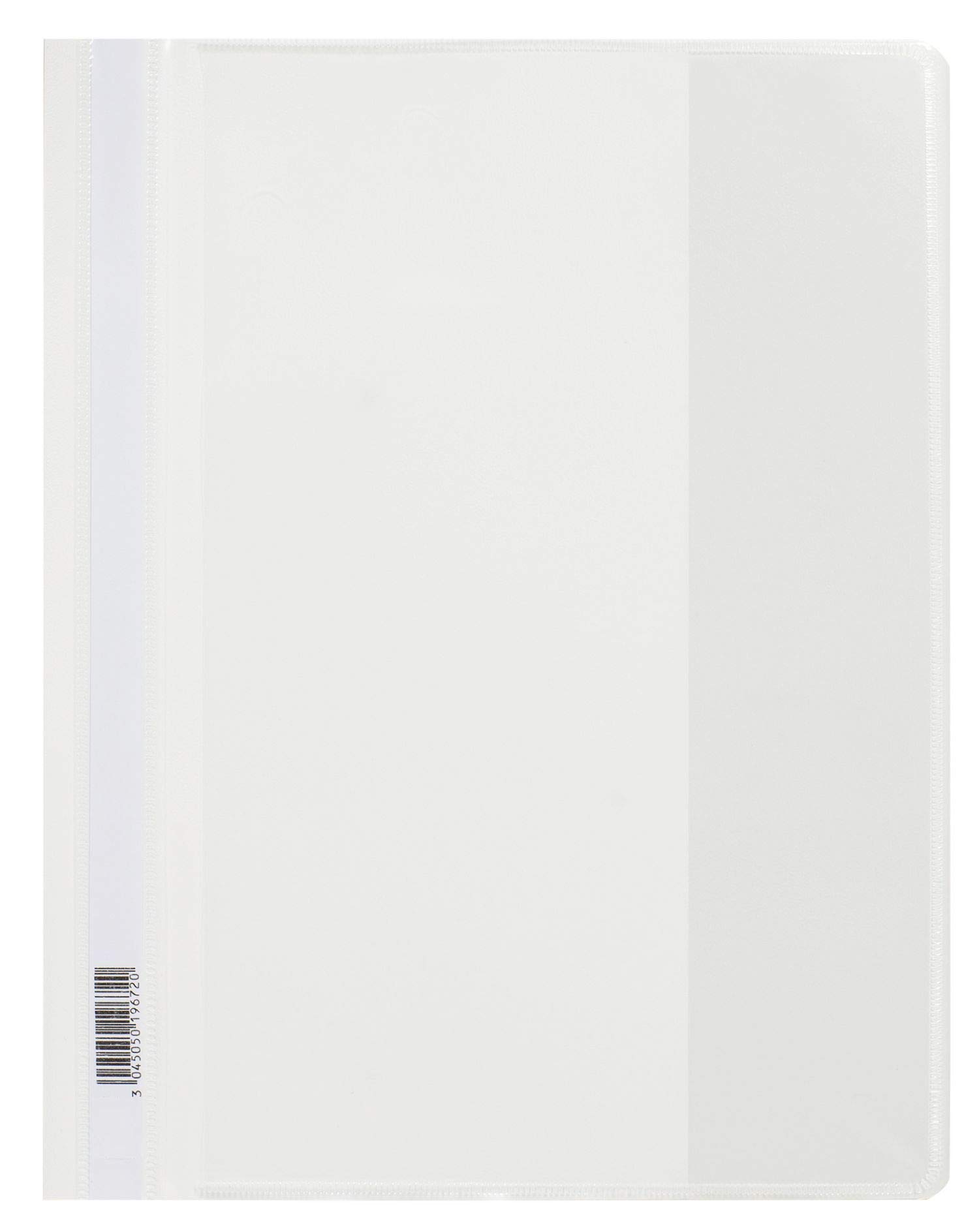 oxford-schnellhefter-a4-berbreit-mit-sichttasche-wei-25er-pack image 1