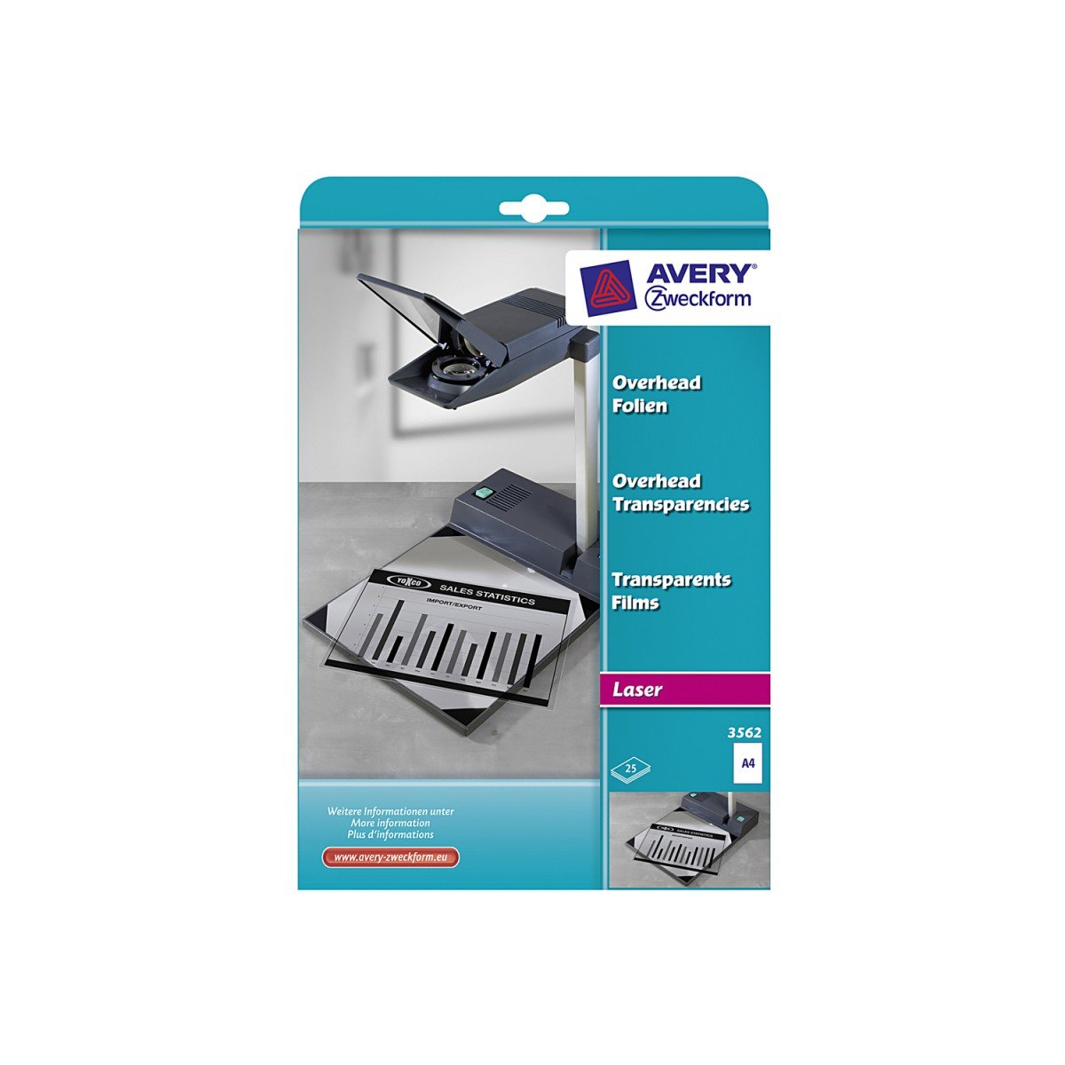 avery-zweckform-3562-overhead-folien-a4-s-w-laser-25-blatt-0-10-mm image 1