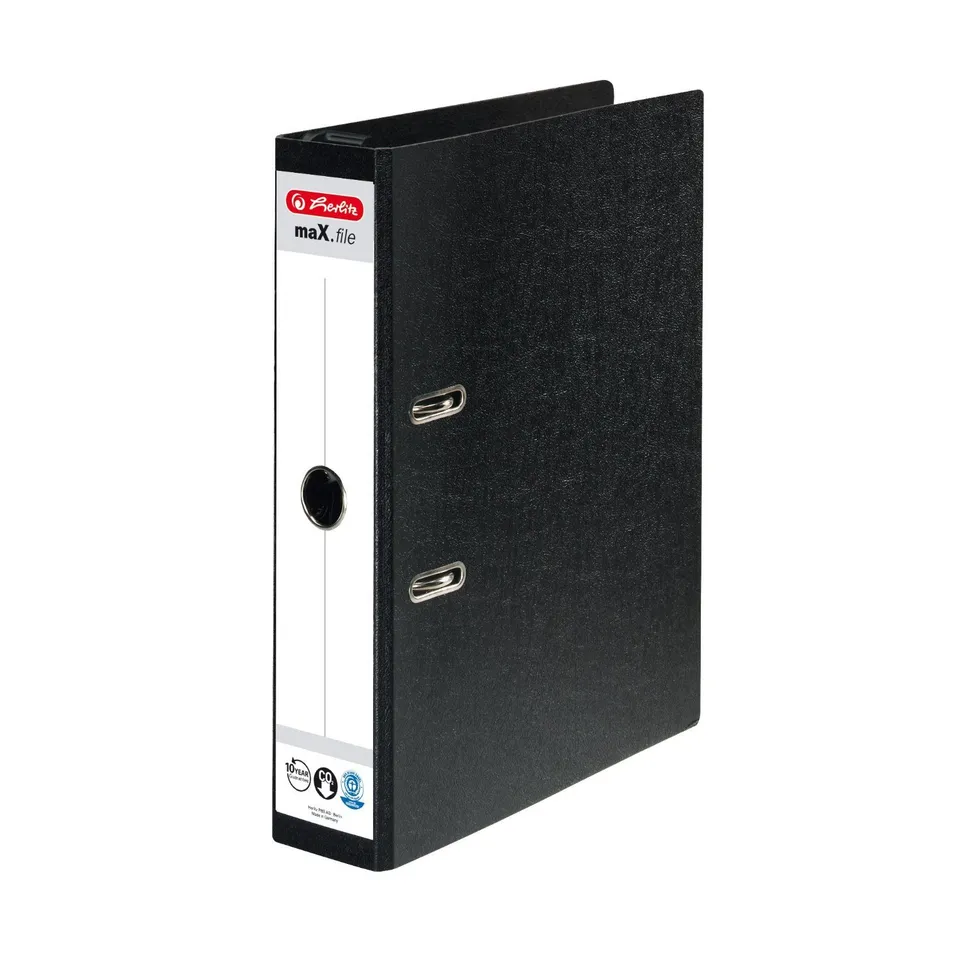herlitz-h-ngeordner-max-file-a4-schwarz-7-cm-r-cken image 1