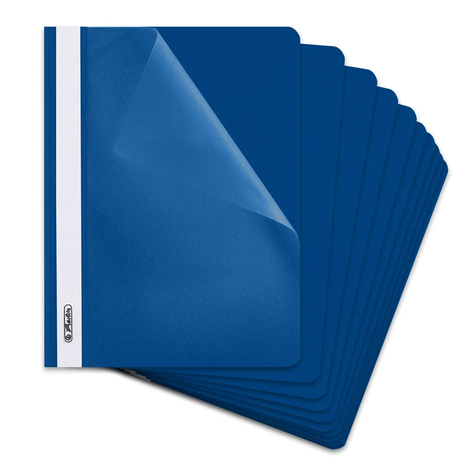 herlitz-schnellhefter-a5-kunststoff-blau-10-st-ck image 1