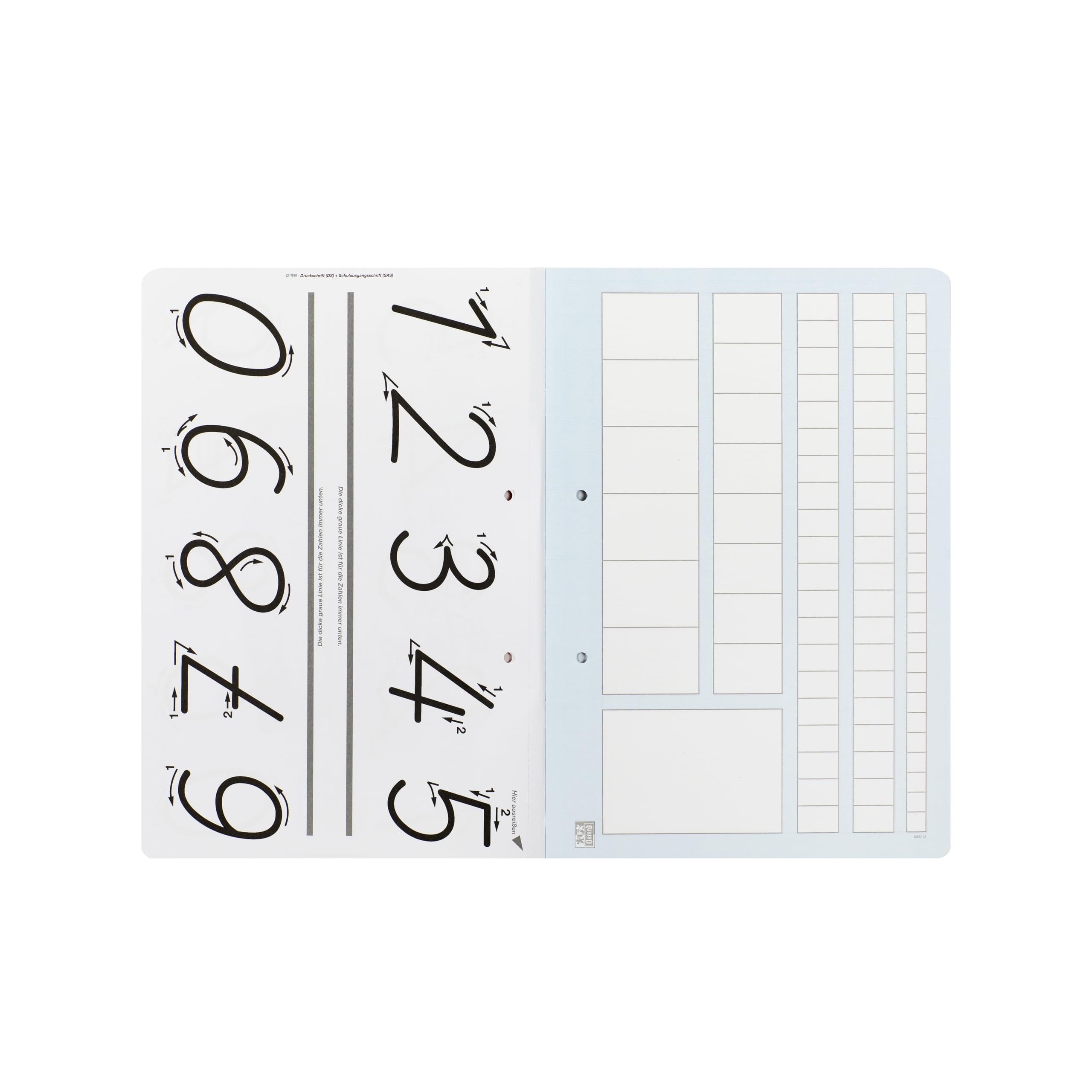 oxford-zahlenlernheft-a4-quer-lineatur-zl-1-klasse-rot-10-st-ck image 6