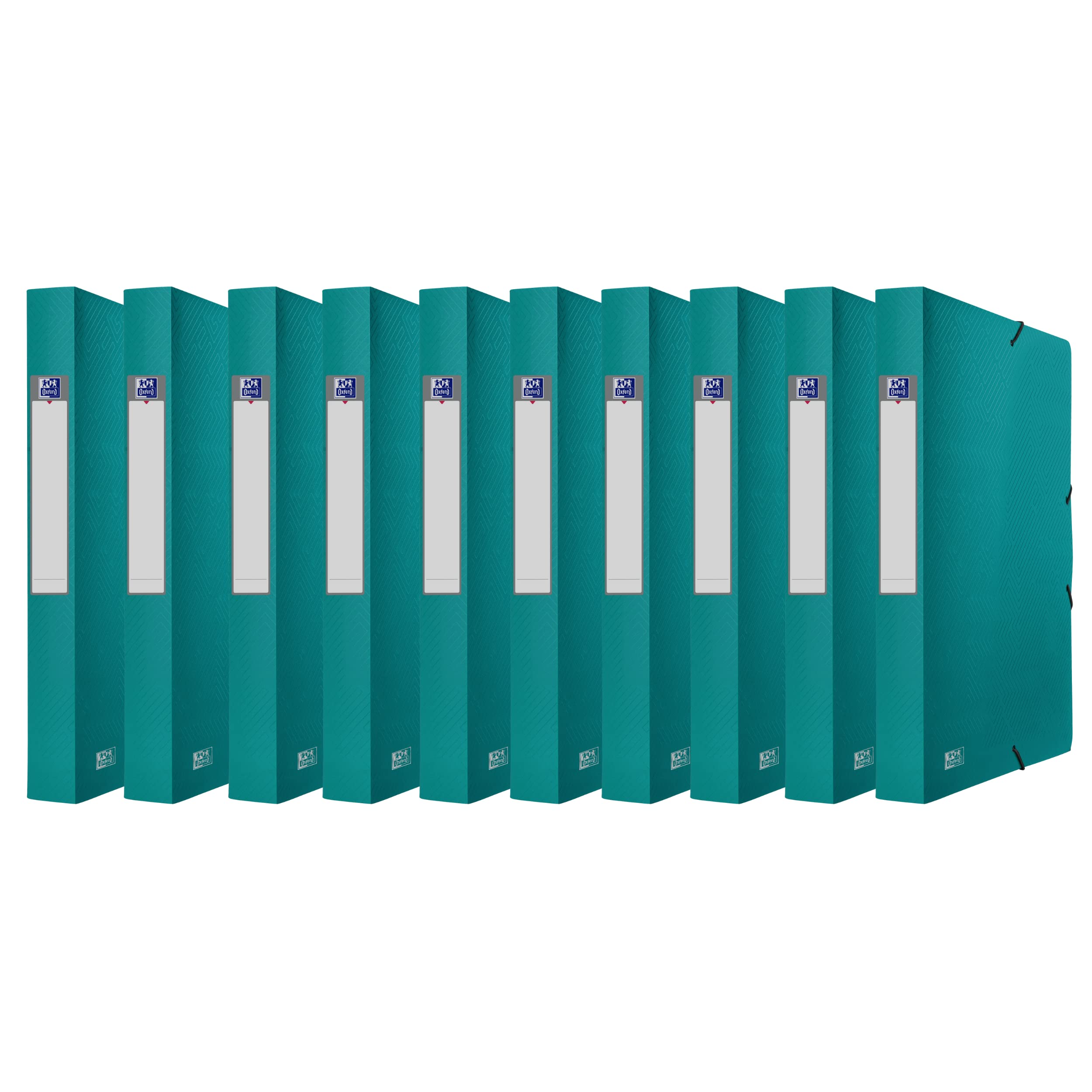 oxford-urban-sammelbox-a4-4-cm-kunststoff-mit-eckspannergummis-schwarz-10-st-ck image 1