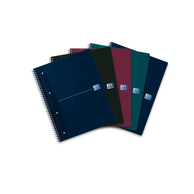 oxford-collegeblock-a4-kariert-140-seiten-4-farben-sortiert-5er-pack image 1