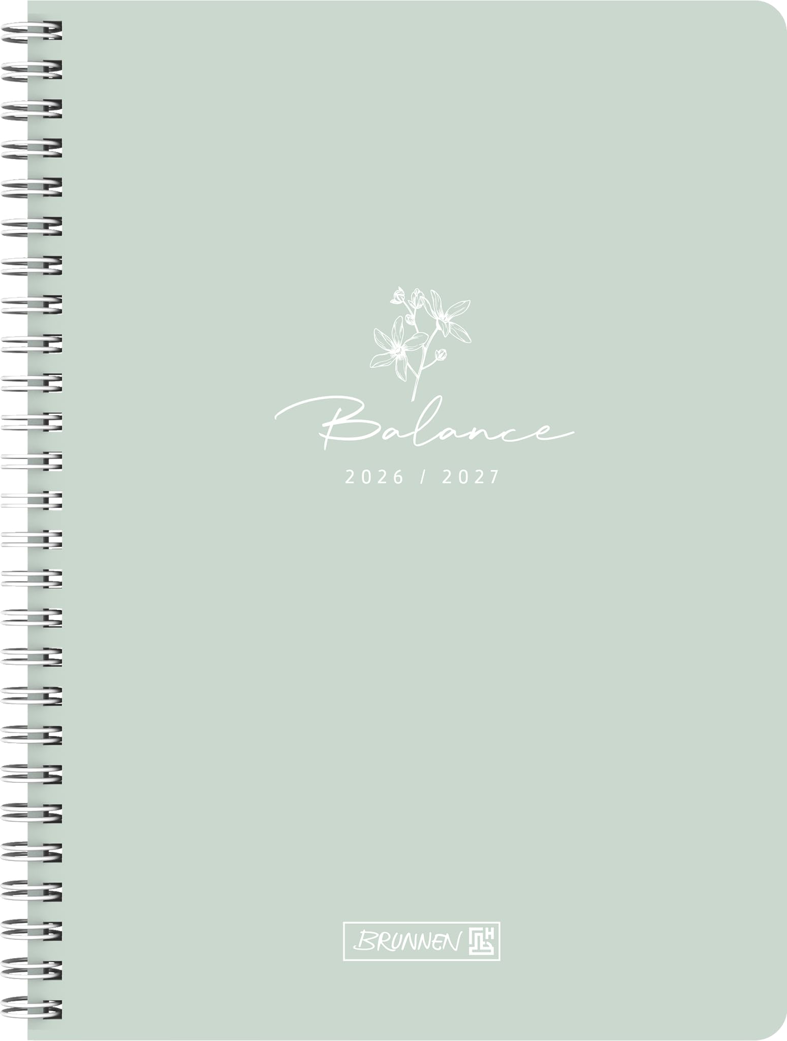 brunnen-sch-lerkalender-style-2026-2027-balance-a5-kunststoff-mint-2-seiten-1-wo image 1