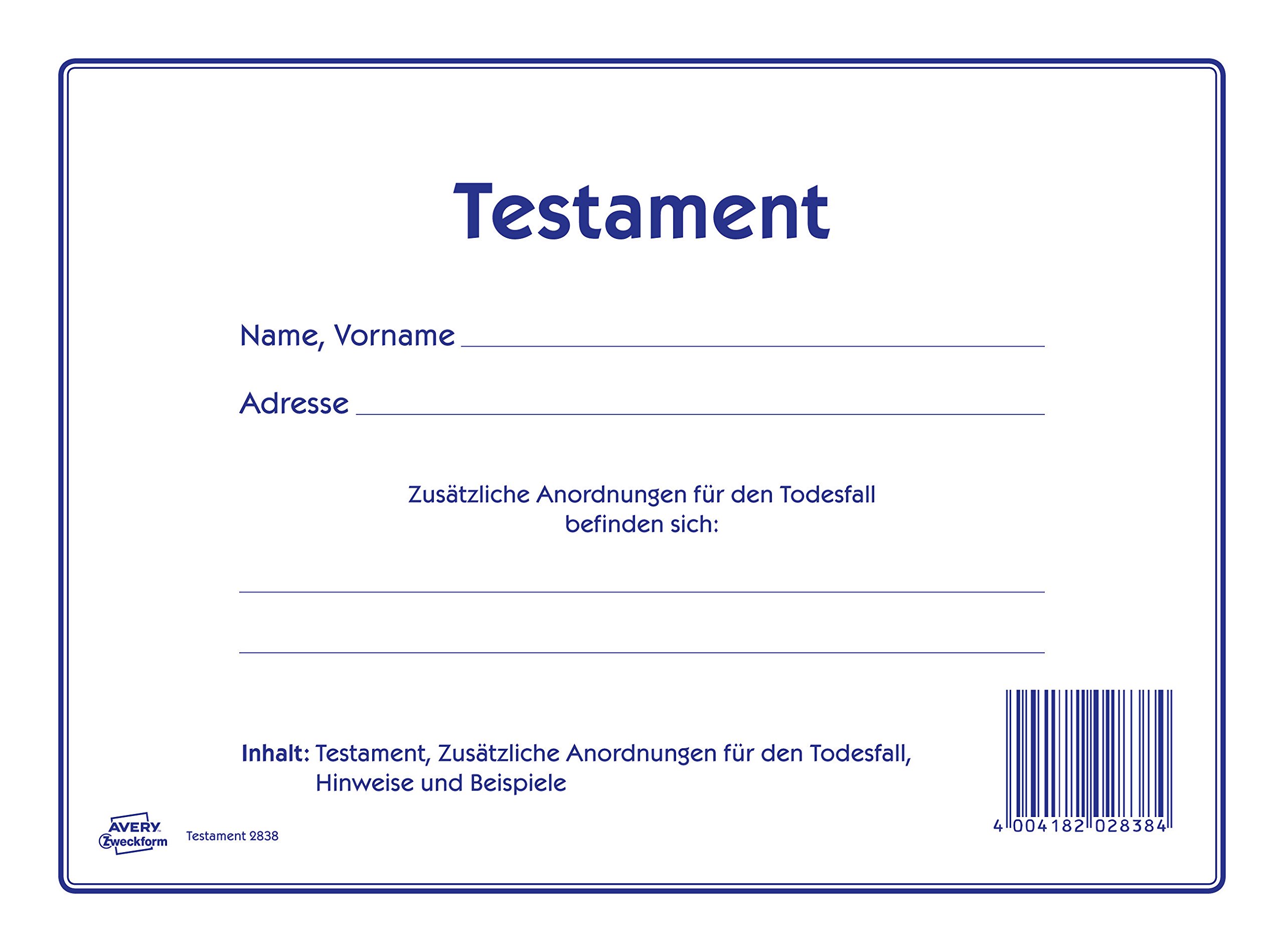 avery-zweckform-2838-testament-vordruck-set-220x163-mm image 1