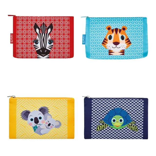 herlitz-faulenzer-flach-cute-animals-22-x-15-x-2-5-cm-polyester-1-st-ck image 1