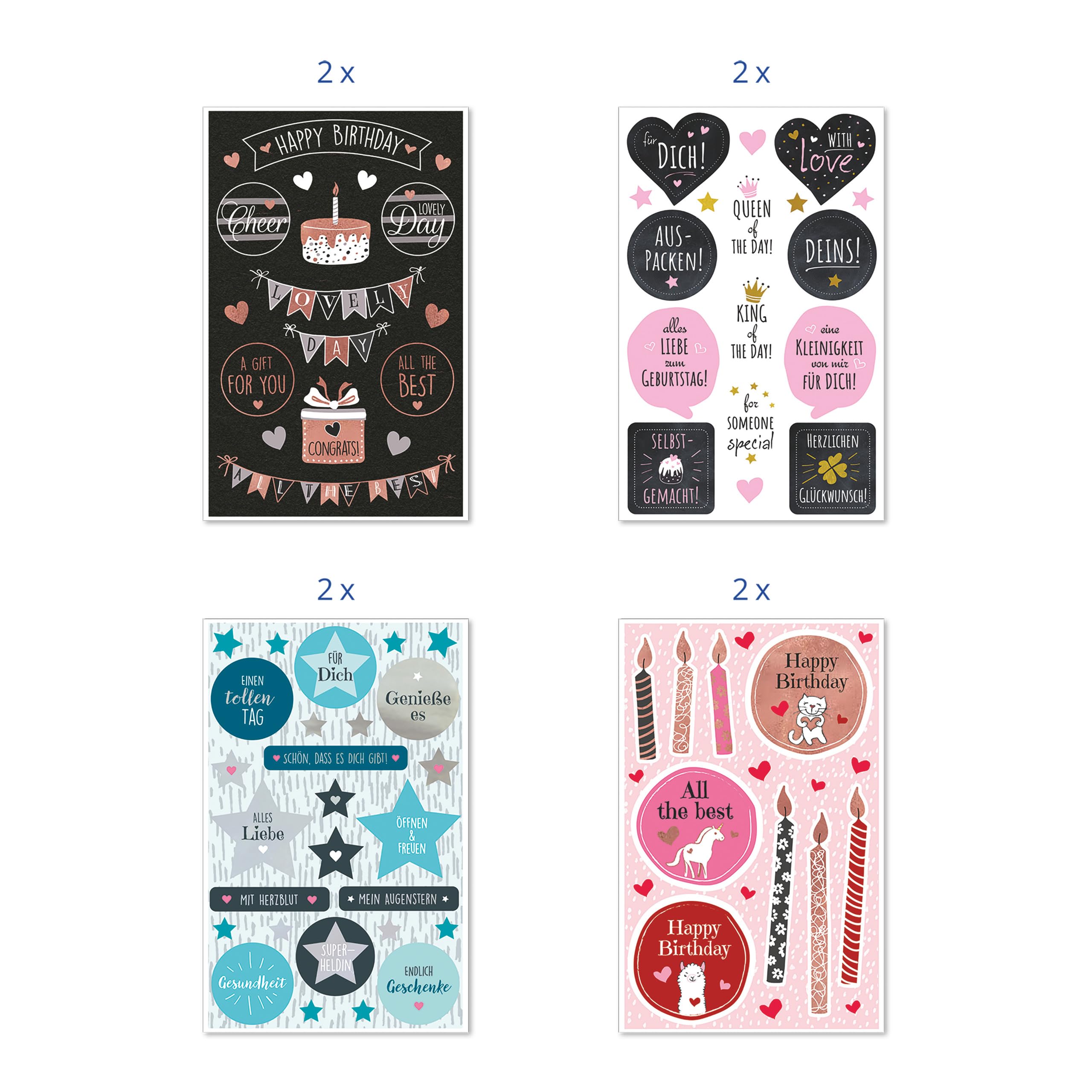 avery-zweckform-z-design-sticker-geburtstag-59981-162-aufkleber image 2