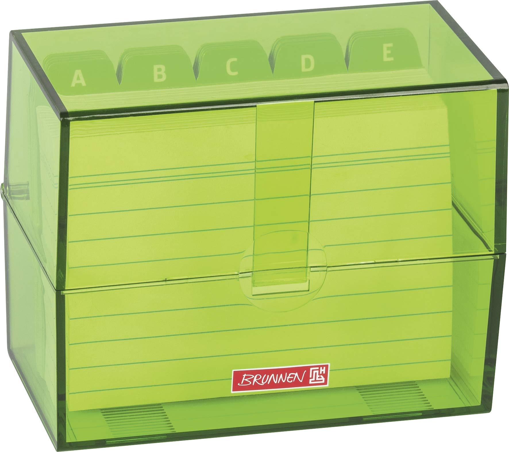 brunnen-colour-code-karteikasten-a7-12-x-9-5-x-6-5-cm-polystyrol-kiwi image 5