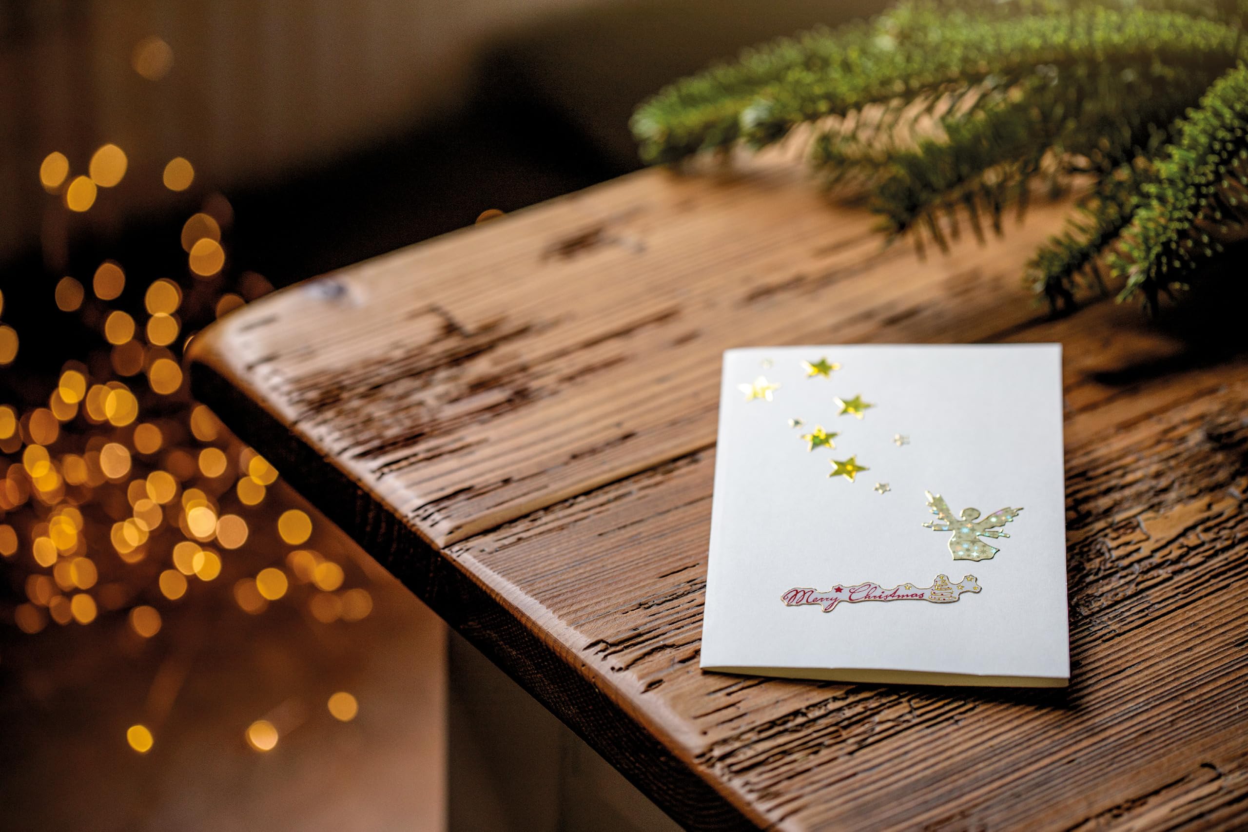 avery-zweckform-z-design-52419-weihnachtsaufkleber-24-goldene-sterne-aus-effektf image 4