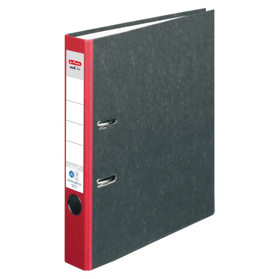 herlitz-ordner-max-file-nature-a4-5-cm-wolkenmarmor-rot-25-st-ck image 1
