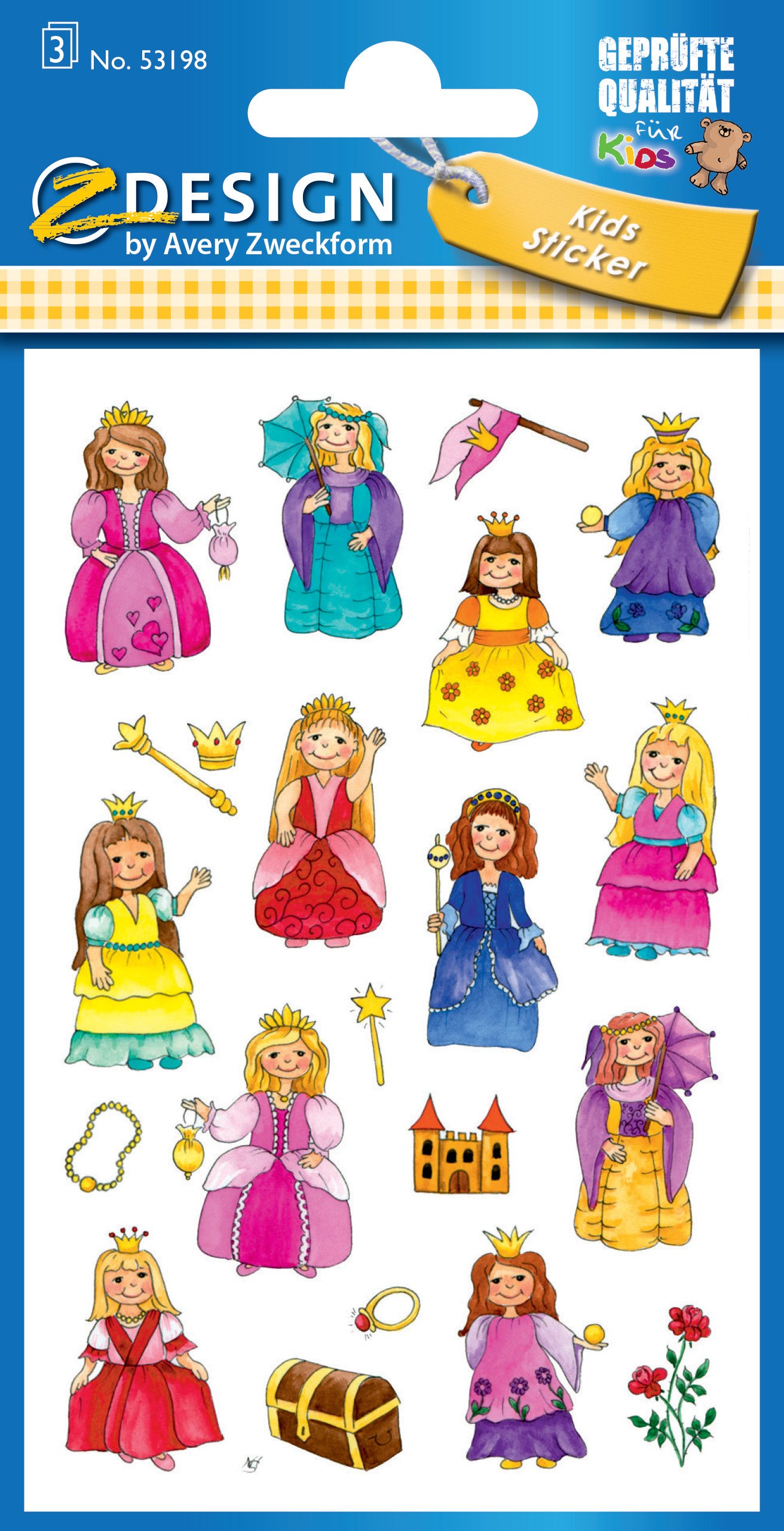 avery-zweckform-53198-z-design-kinder-sticker-prinzessin-63-aufkleber image 2